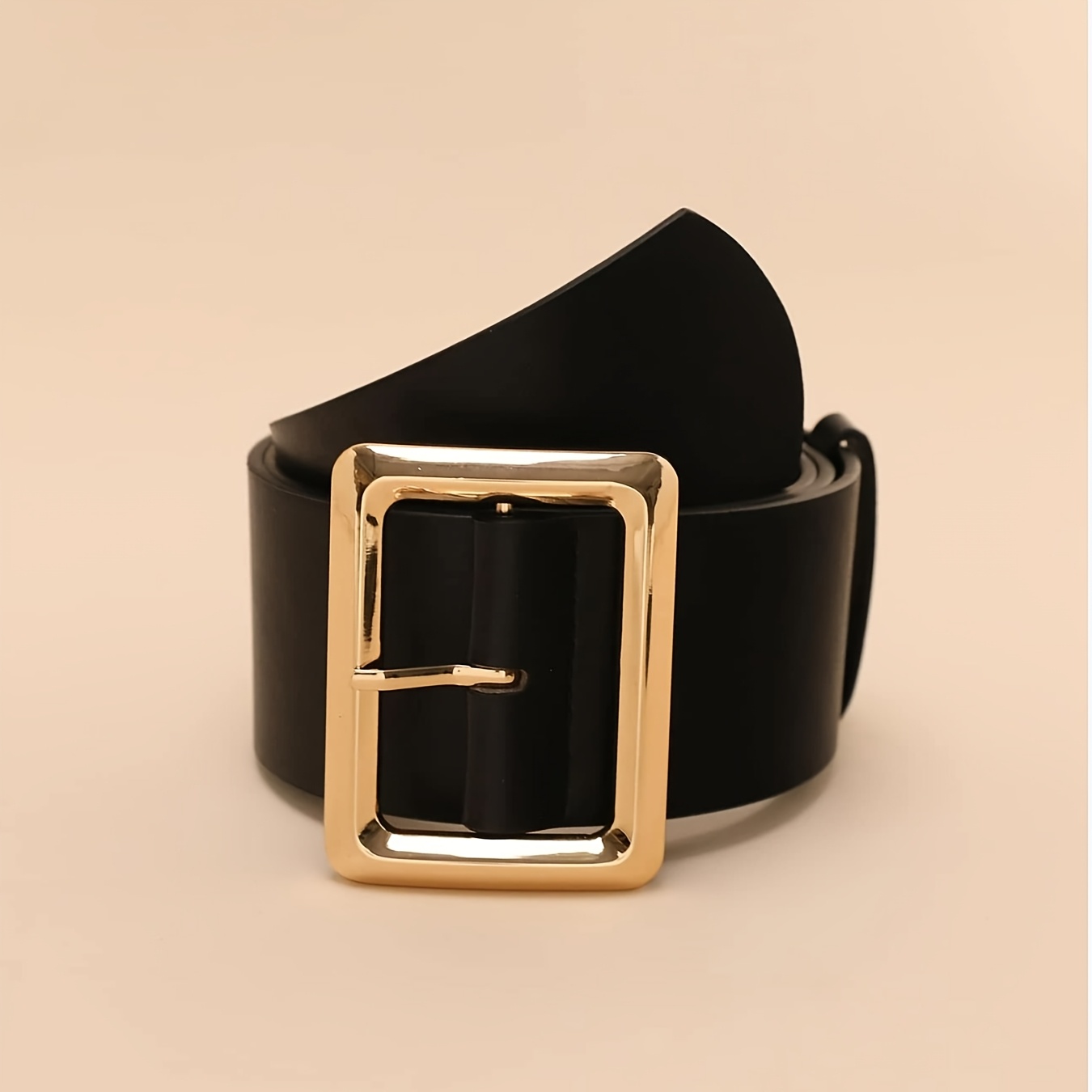 1pc Women's Pu Alloy Square , Light Business Bohemian Style, For Coats And Down Jackets