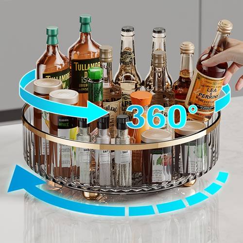 360 rotating spice rack spice rack storage rack kitchen seasoning storage rack cosmetic storage rack