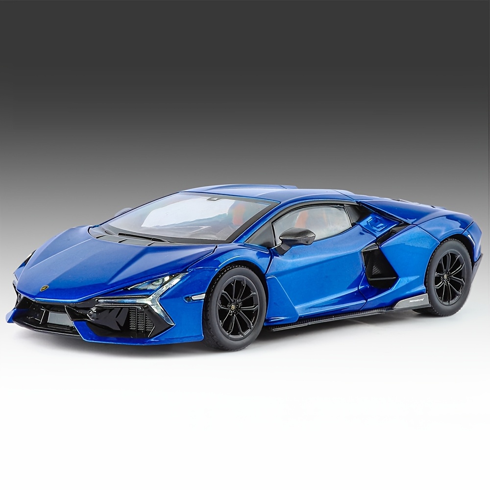 Image of 1:24 Scale Die-cast Alloy Model Car, Collectible Static Display Ornament With Openable Doors, High-detail Replica For Home Desk Decor, Perfect Birthday & New Year Gift For Model Enthusiasts