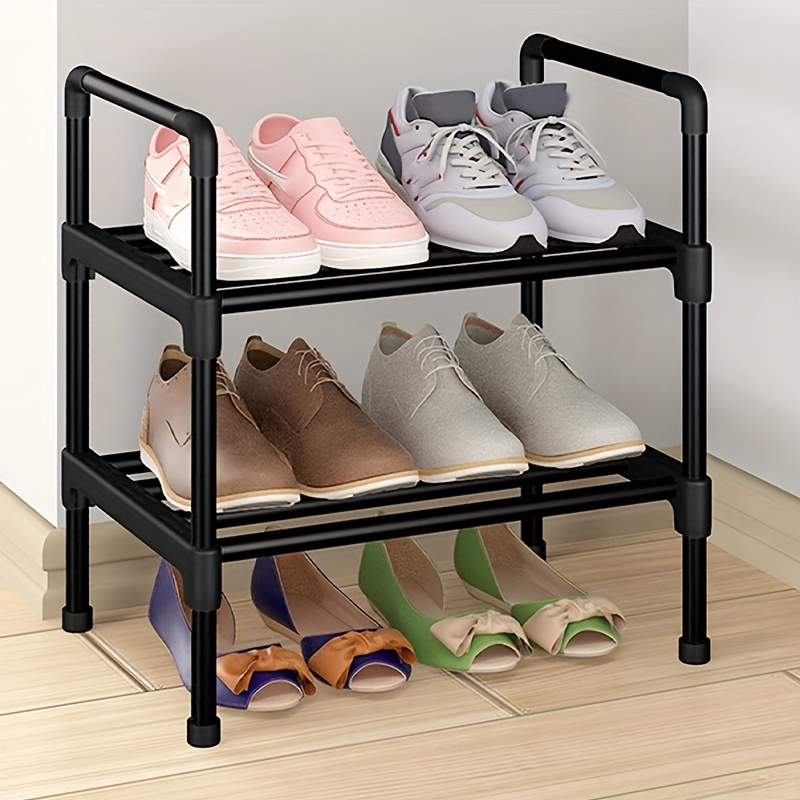 1pc, Widened simple shoe rack household, sturdy, doorway small  multi-functional shoe cabinet storage shelves