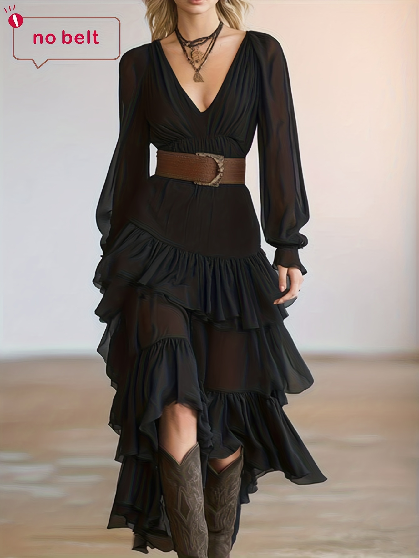 immagine dell'articolo ns702   vintage   con scollo   volant