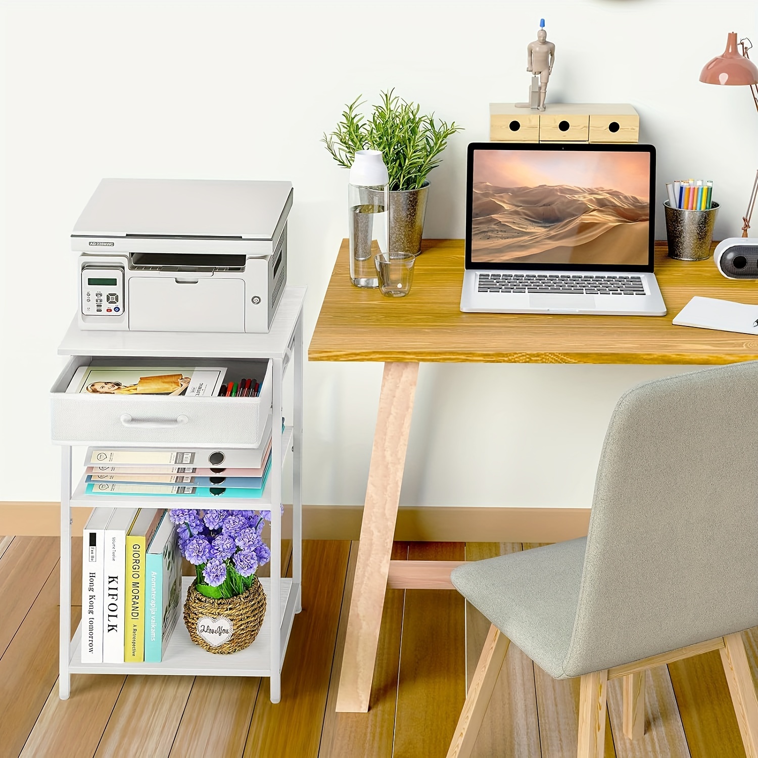 Small office table for printer top