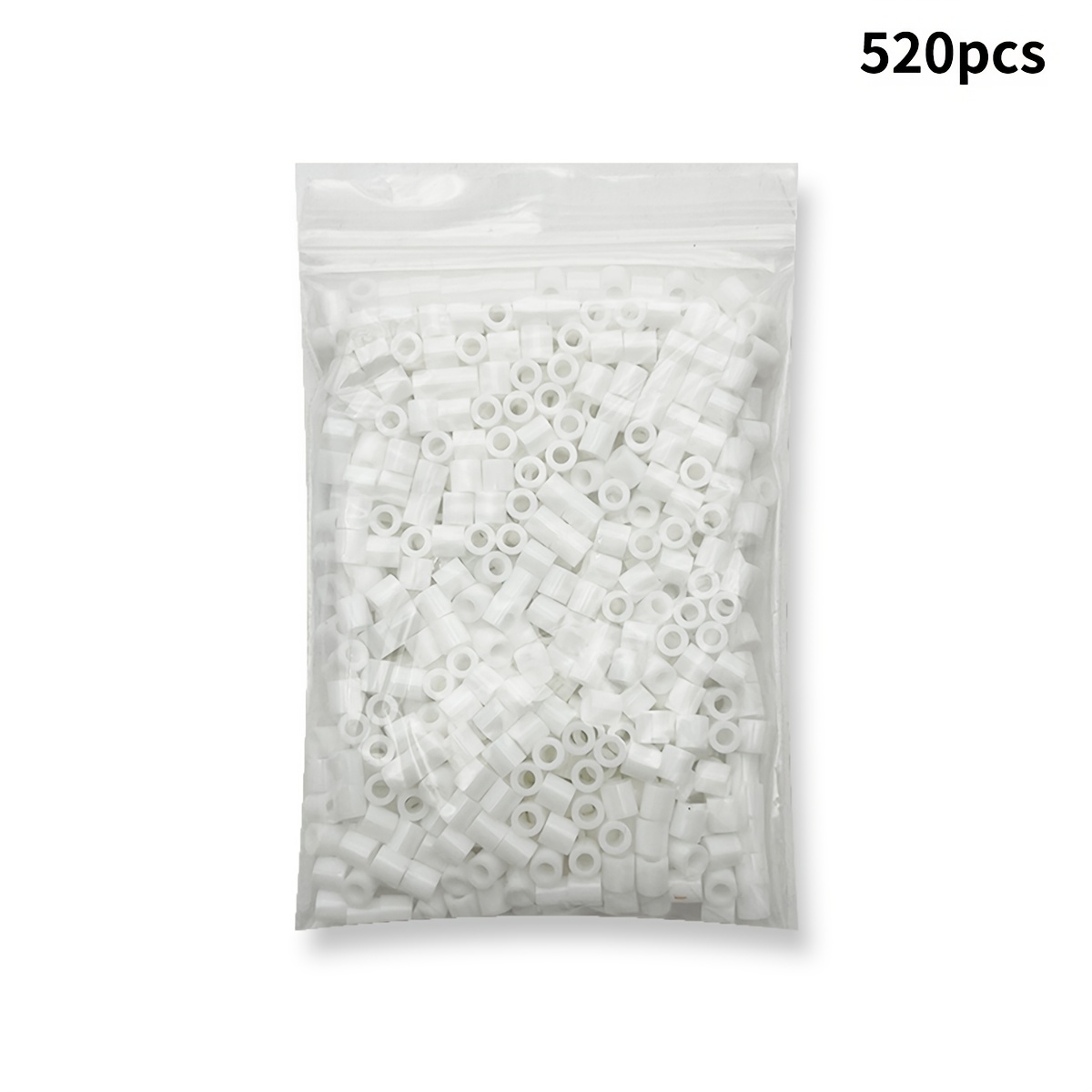 TEMU 520pcs 24 Couleurs, Perles de Fusible de 5Mm, Perles Perler, Kit de Recharge de Perles Décoratives, pour Ensemble d'Additions de Décoration de