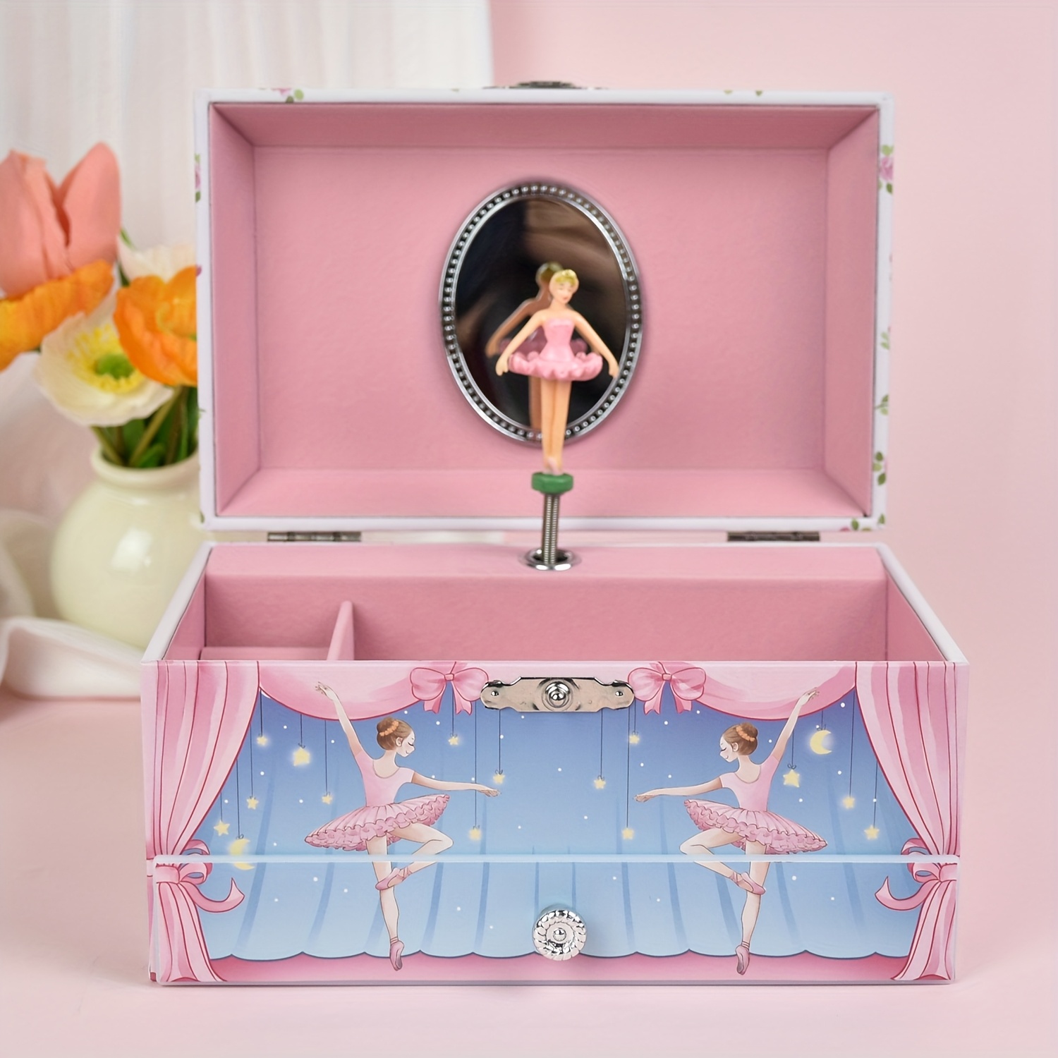 Ballet Box With Drawer Jewelry Box Jewelry Storage Box For Women