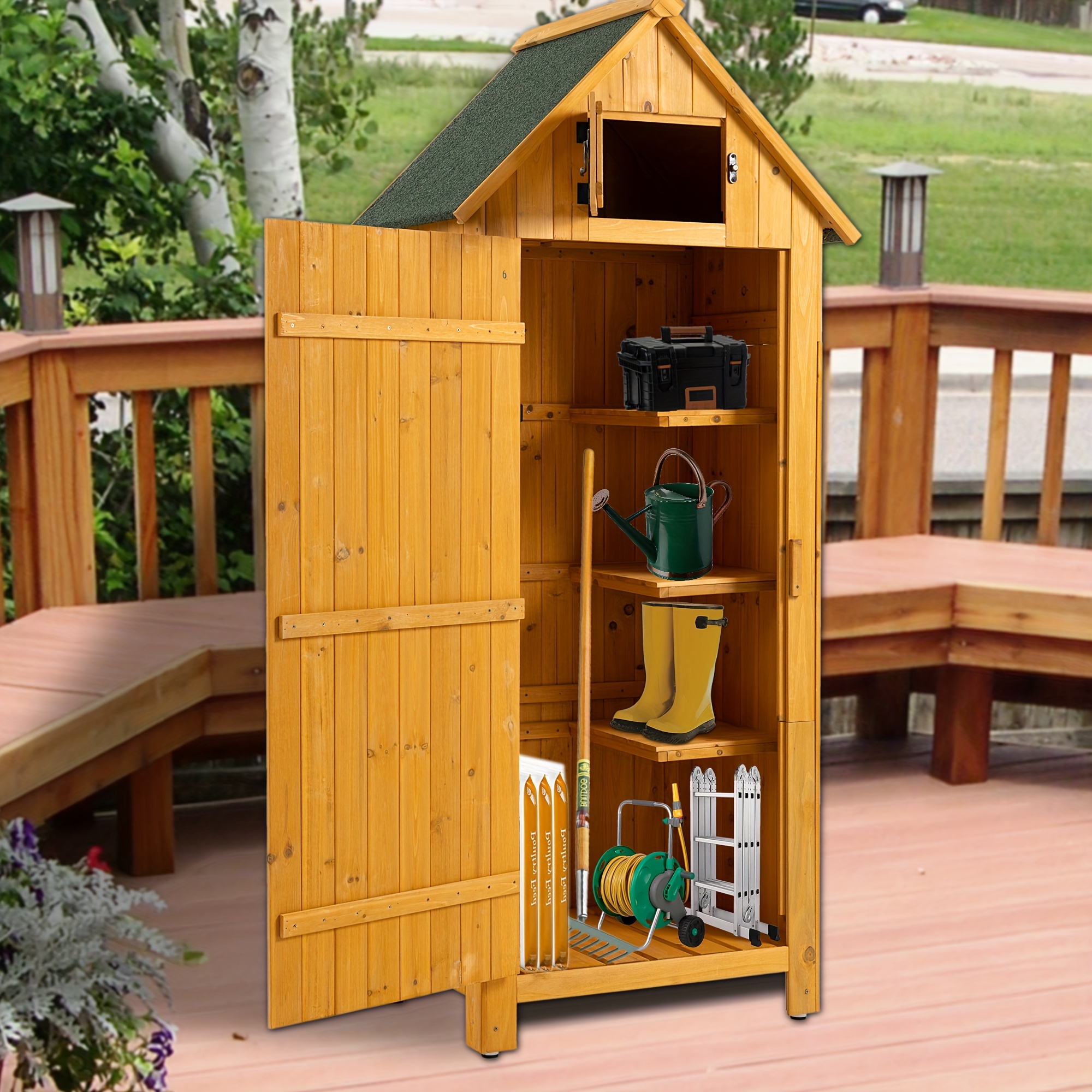 Outdoor Weatherproof Storage Cabinet - Temu
