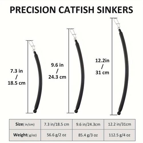 6 pack catfish trolling weight free catfish dragging sinkers for trolling dragging bottom search in 12 2in 9 6in and 7 3in