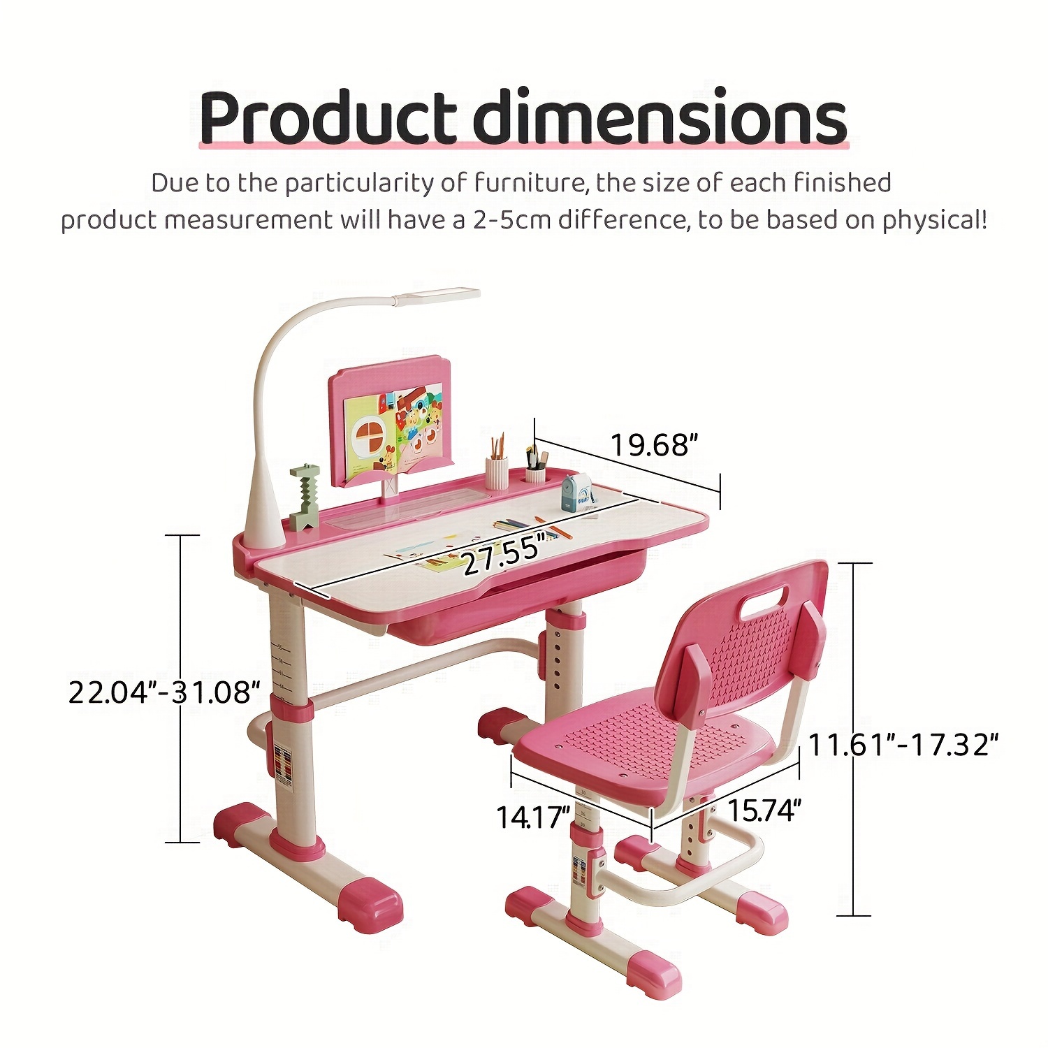Kids’ Learning Desk and Chair Set