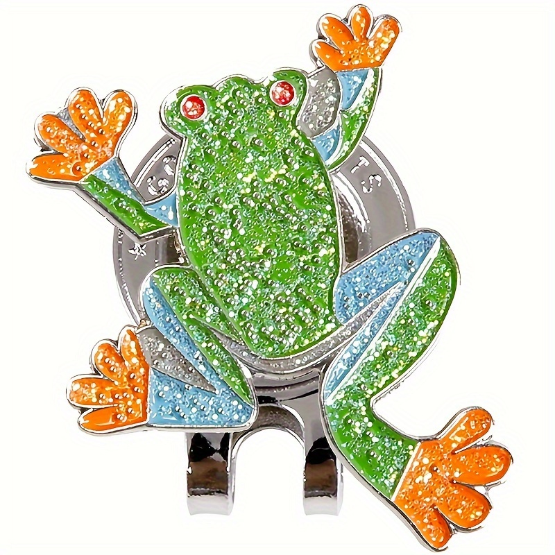 Creative Long Legged Frog Golf Ball Marker Hat Clip Perfect - Temu