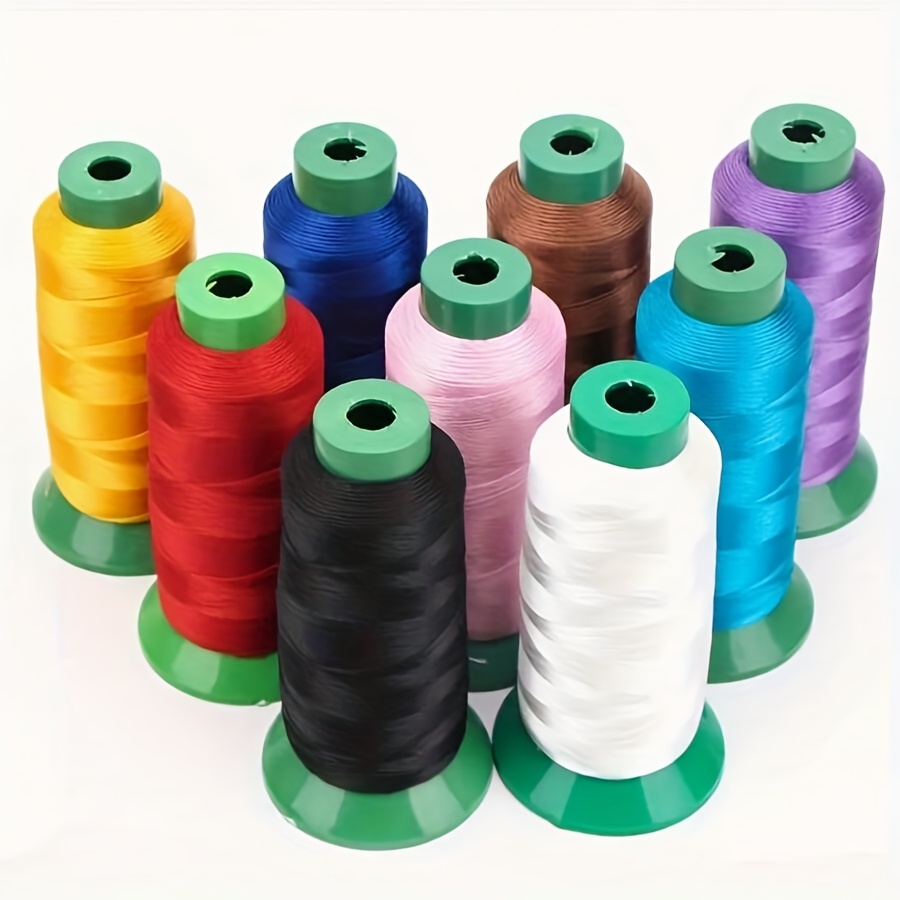210d high strength nylon sewing thread multi color household leather sewing thread 1600 yards long version suitable for sofas curtains and jeans high strength and wear resistant sewing thread