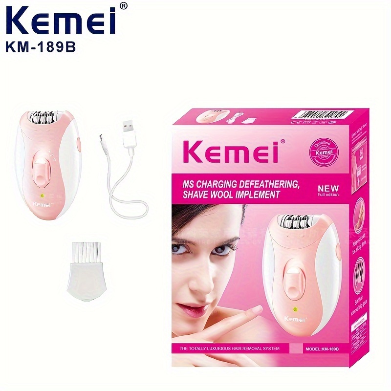 

Km-189b Hair Removal Device, Stylish New Electric Hair Removal Machine, Compact And Portable Usb Shaver For Private Trimming