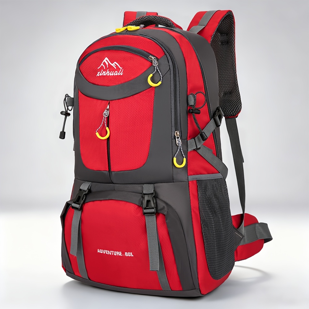 60l Hiking Backpack, Lightweight Travel Daypack Large Capacity Outdoor Camping Rucksack