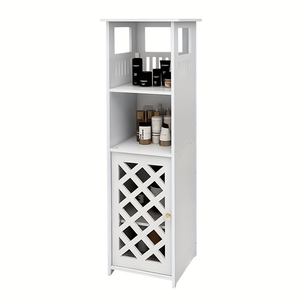 TEMU Medicine Cabinets, Space-saving 78x22x22 Cm Bathroom Storage Rack - Slim Storage Cabinet Above Toilet For Tissues, Towels And Hygiene Products