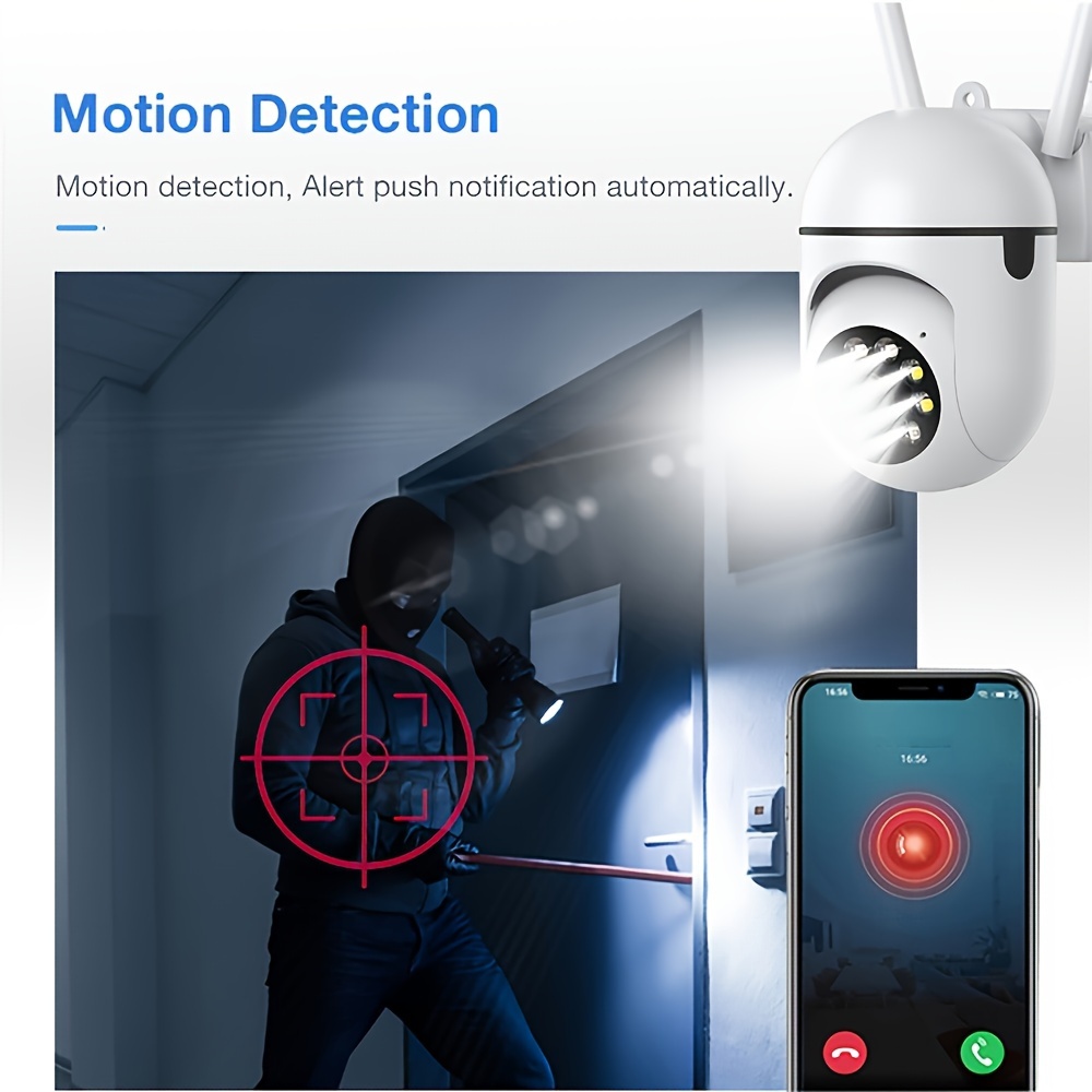 1080p wireless smart ptz camera 2 4g wifi   night vision two way   detection cloud sd card storage   home office pet monitoring not 5g compatible details 8