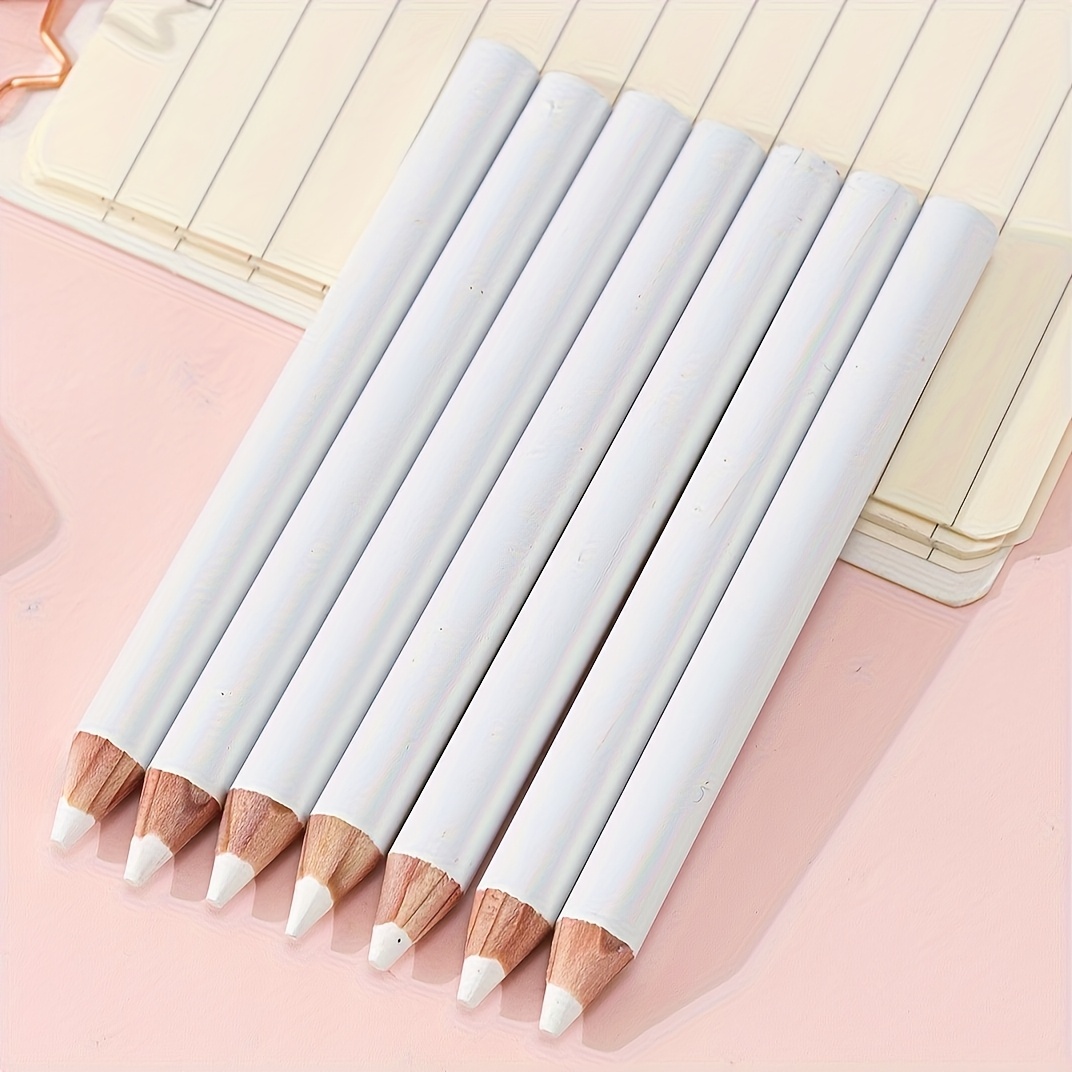 

5-pack High White Tailoring Chalk Pencils - Easy To Erase, Ideal For Sewing & Fabric Crafts, Beginner-friendly, Use