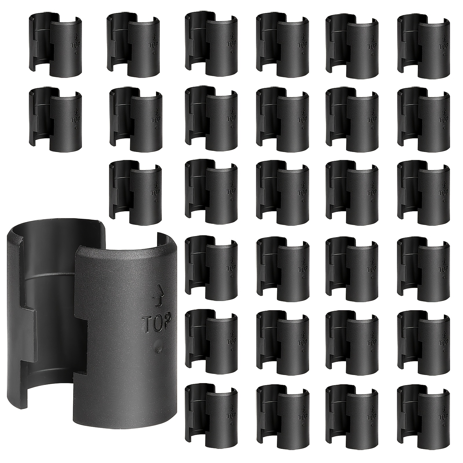 wire shelving clips sold on Temu Australia