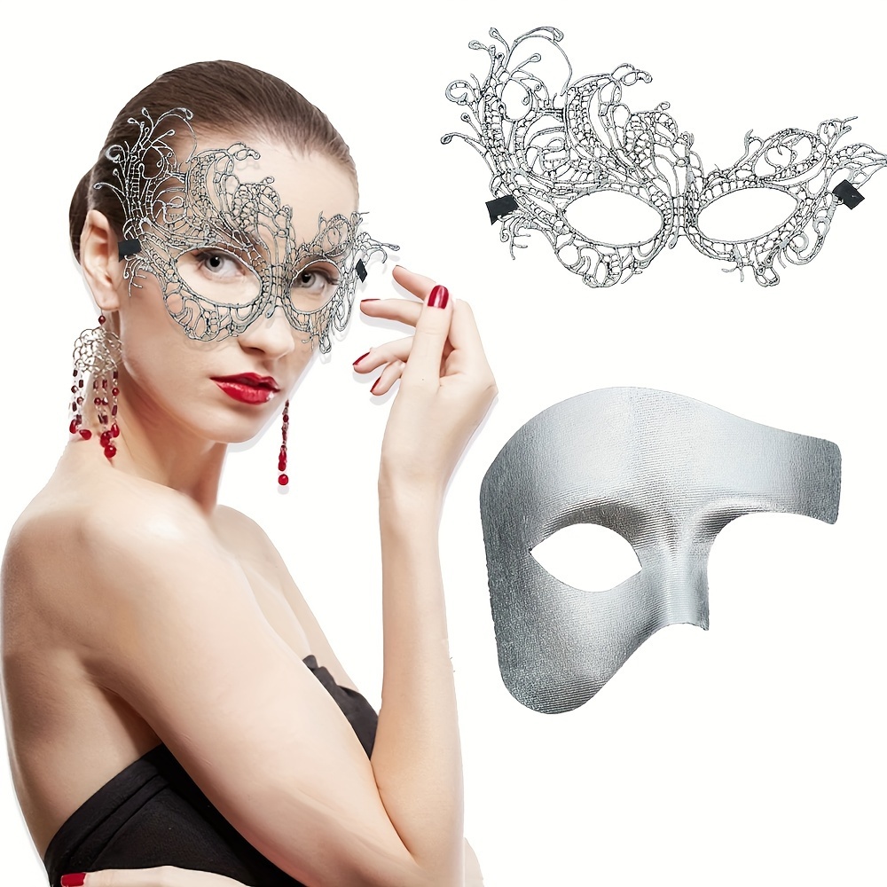 Zwarte Kanten Maskers SIQUK 30 Stuks Venetiaanse Maskers - Voor Carnaval & Feesten | Eén Maat Met Band Feest Maskers Cosplay