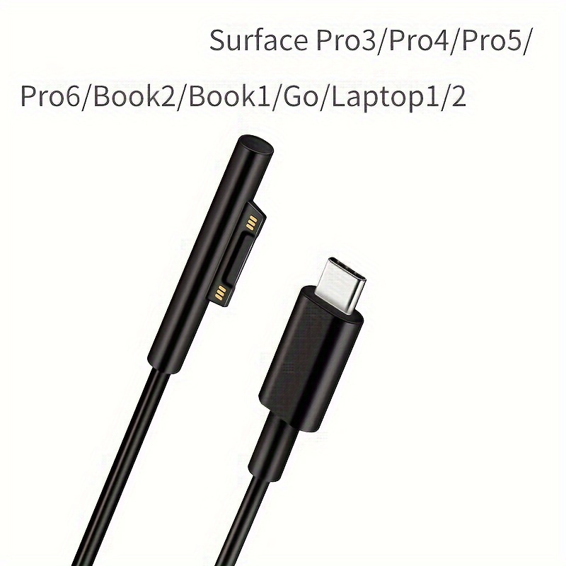 Pd fast charging cable laptop suitable surface pro 3 4 5 6 temu