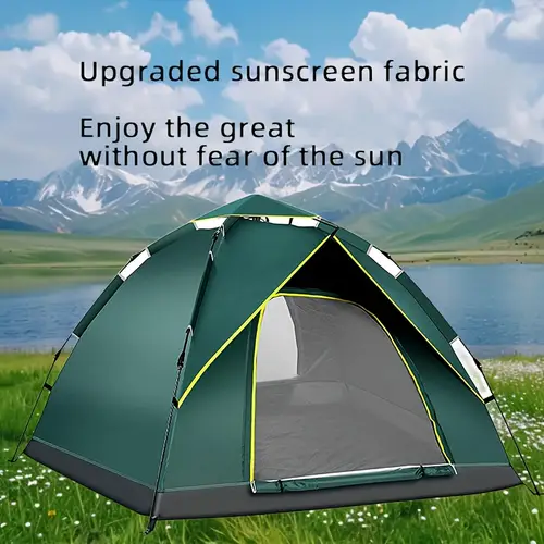 automatic picnic tent 4 person travel camping tent instant up tents for camping automatic tent up tent portable windproof dome tent for camping hiking traveling