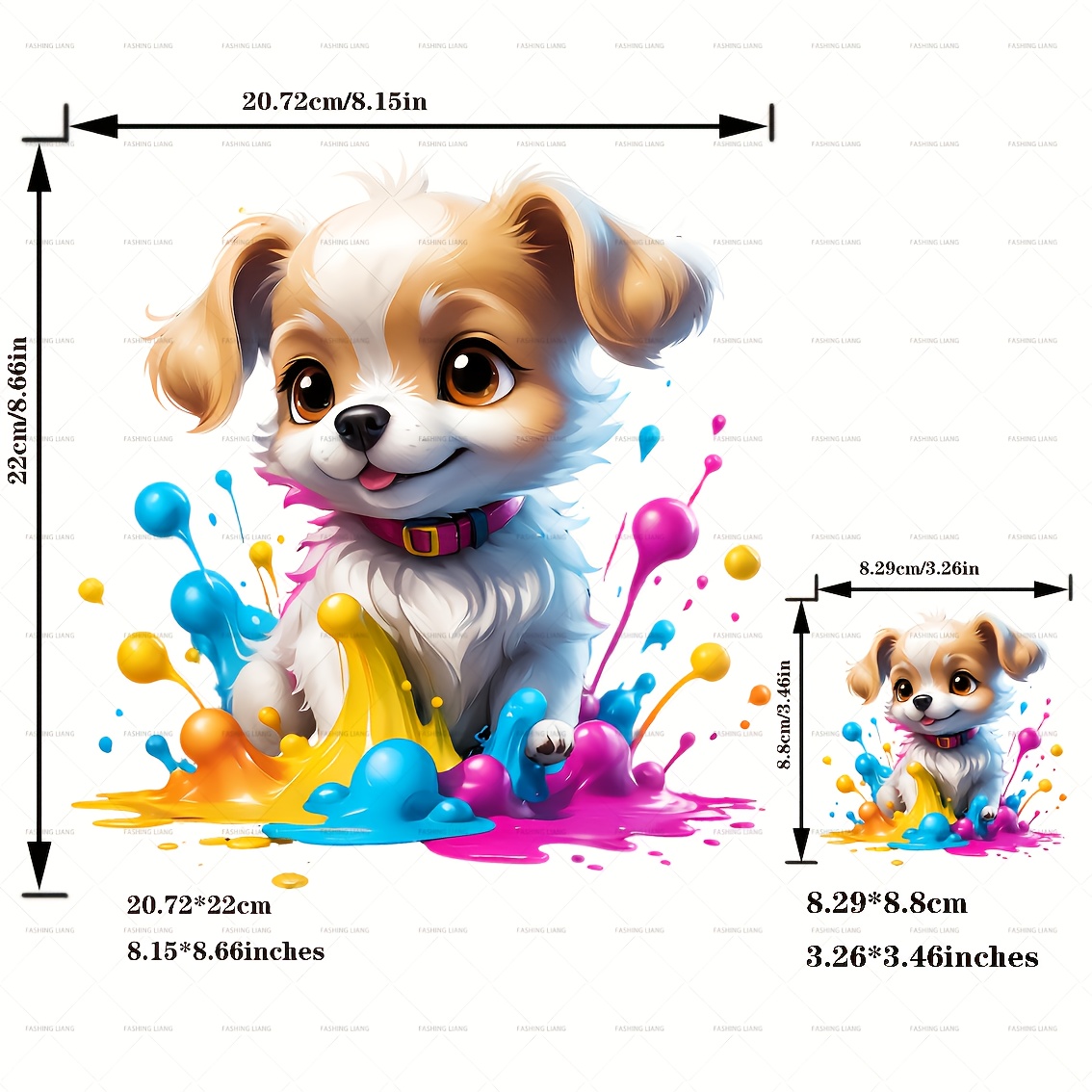 Playing Dog, Thermal Vinyl, Fashionable, Suitable For Men And Women. Patch Stickers, Thermal Stickers, Washable T-shirts, Jeans, Jackets, Backpacks, Clothes For On , Hats, Etc., Make Your Clothes
