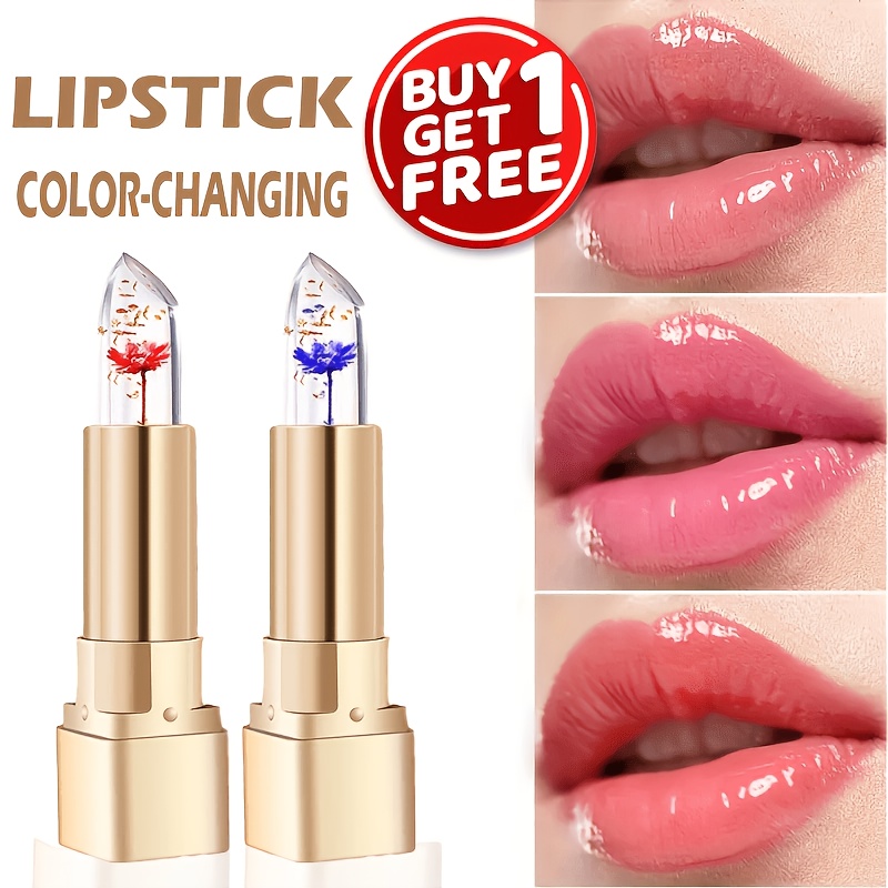 Pack Of 2 Lipstick, , Long-lasting Nourishing Lip Balm, Lip Moisturizer, Magic Temperature Color Change Lip Gloss