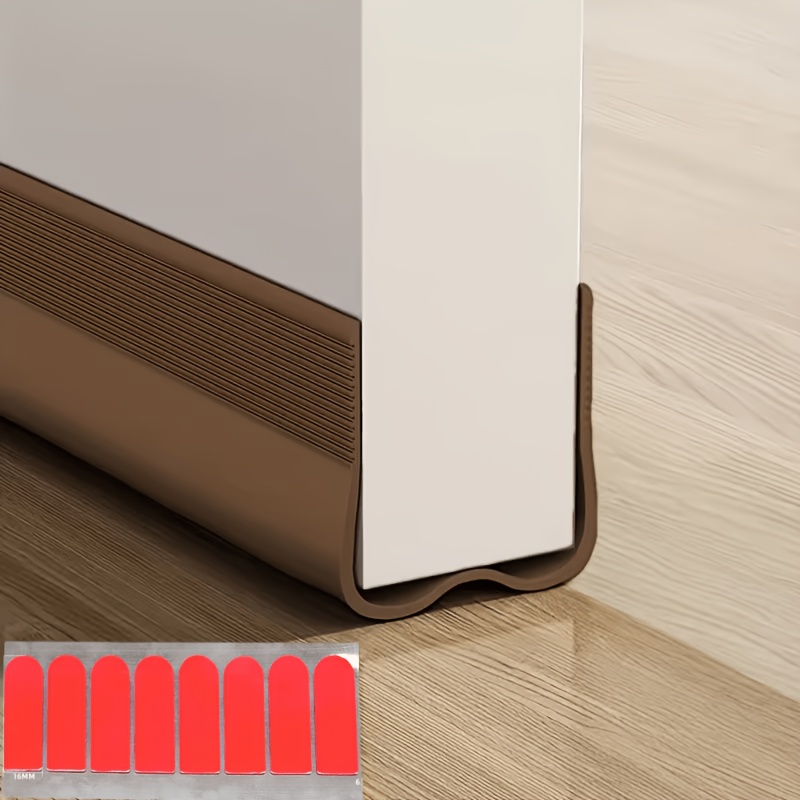 TEMU Deflettore di Aria per Porta, Tagliabile da 36 Pollici, per Striscia Sigillante Inferiore Porta, Barriera Antivento Inferiore Porta Materiale