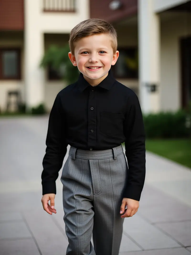 Boys' Classic Academic Casual Pocket * Color Long-Sleeve Shirt, Formal Wear Suitable for Parties, Graduation Banquets, Performances * Events, and ... Boys' Classic Academic Casual Pocket * Color Long-Sleeve Shirt, Formal Wear Suitable for Parties, Graduation Banquets, Performances * Events, and ...