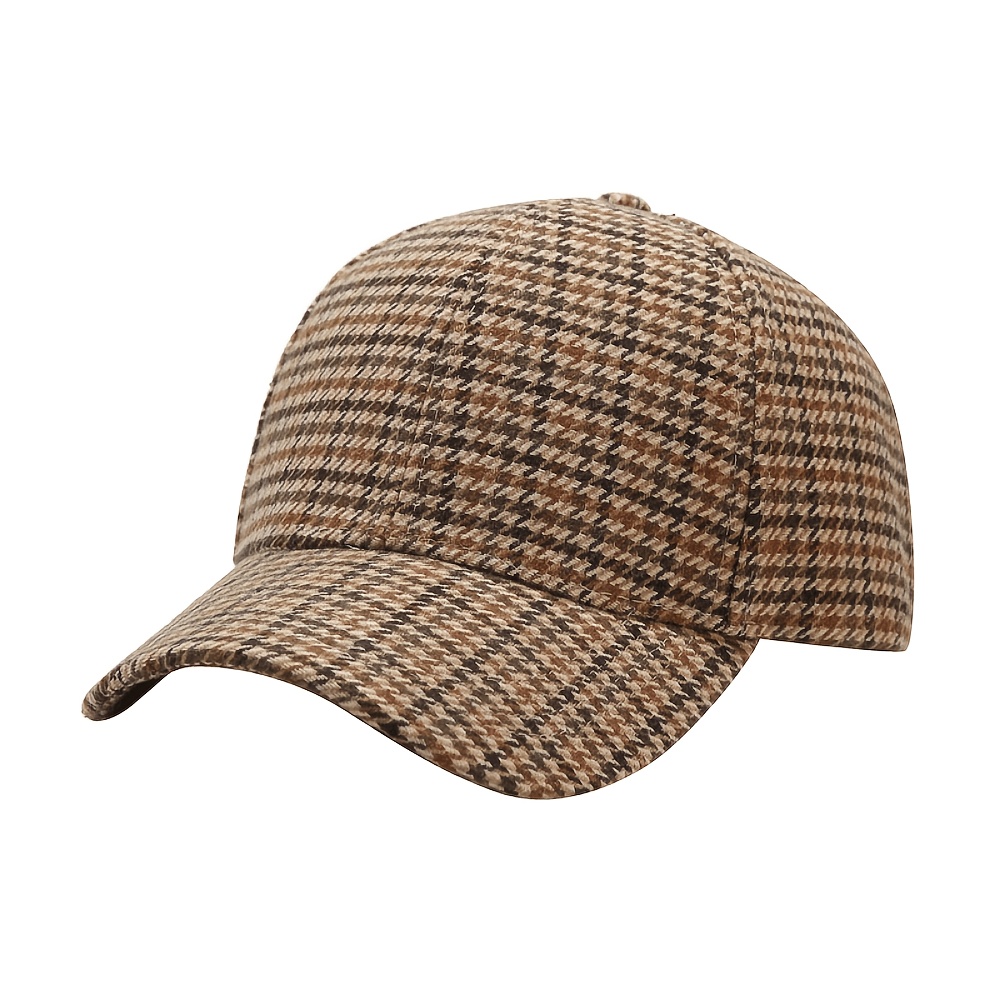 TEMU Retro Peacock Baseball - Checkered Suitable For , Lightweight Comfortable Suitable For Daily Commuting, Casual Wear & Outdoor Activities, All-
