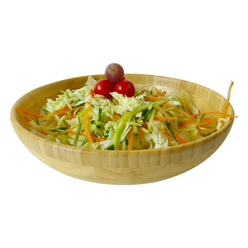 eine runde salatschssel bambus gemse obst kreativ - Temu Austria