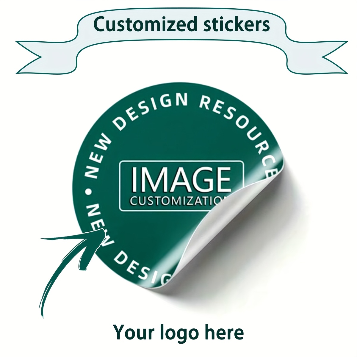 

Custom 2x2 Inch Waterproof Stickers - Personalized & Business Labels, Smooth , Disposable, Irregular Shape - Ideal For Use, Vinyl Stickers Waterproof, Mail Postage