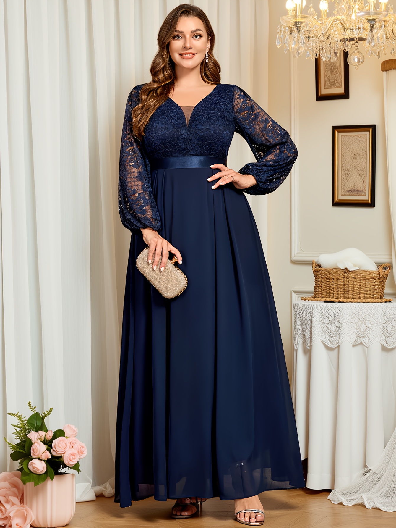 sachin and babi light blue dress Plus Size Holiday Party Outfits