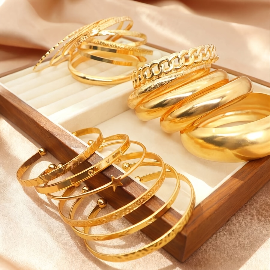 Random Versatile Daily Style Stackable Ring Set