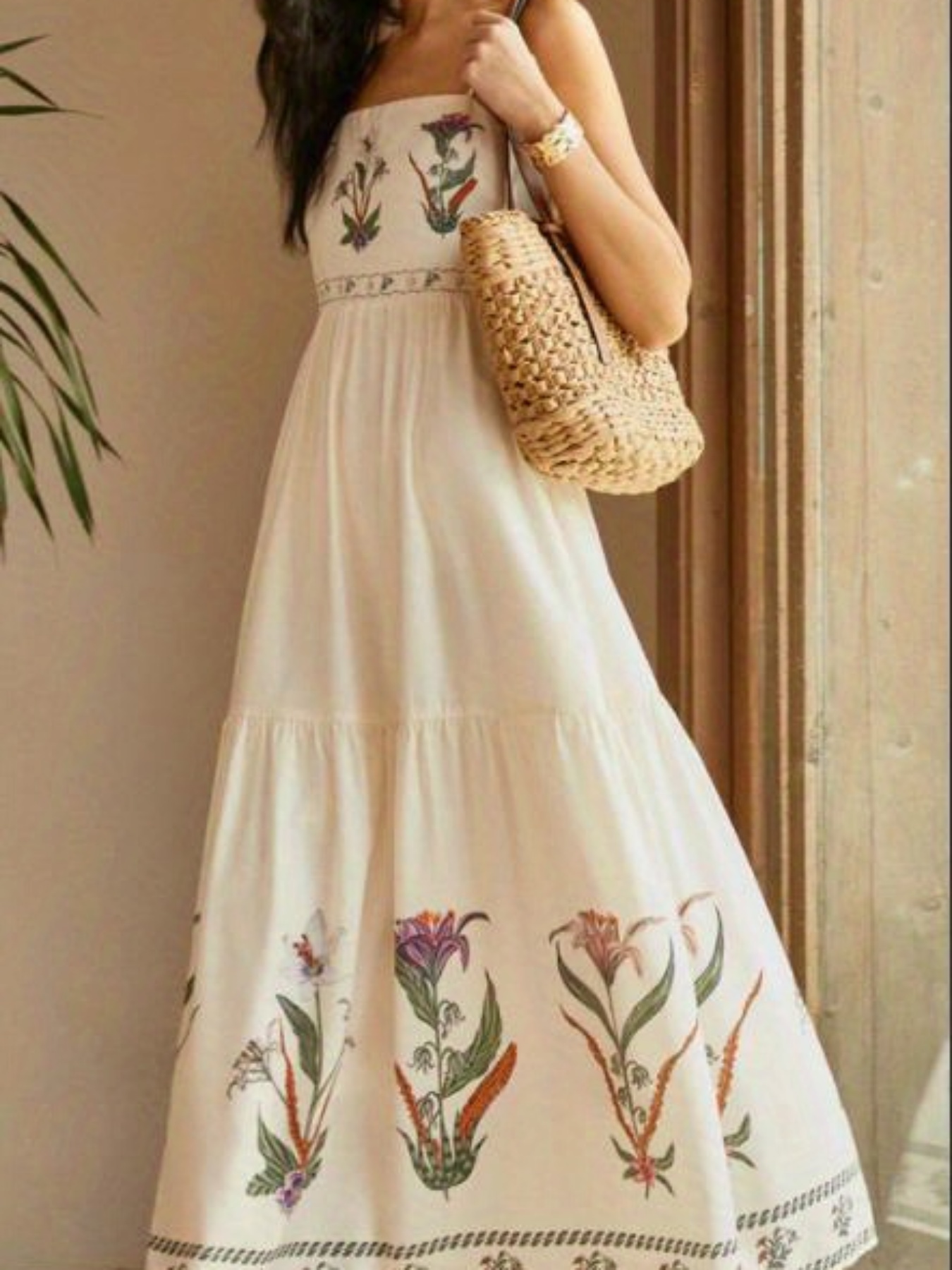 soft flowy summer dresses Flowy Soft Striped Hi Low Dress main image 1