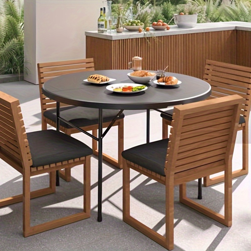 8 Foot Portable Plastic Folding Table 8FT 96" Half Foldable Heavy Duty