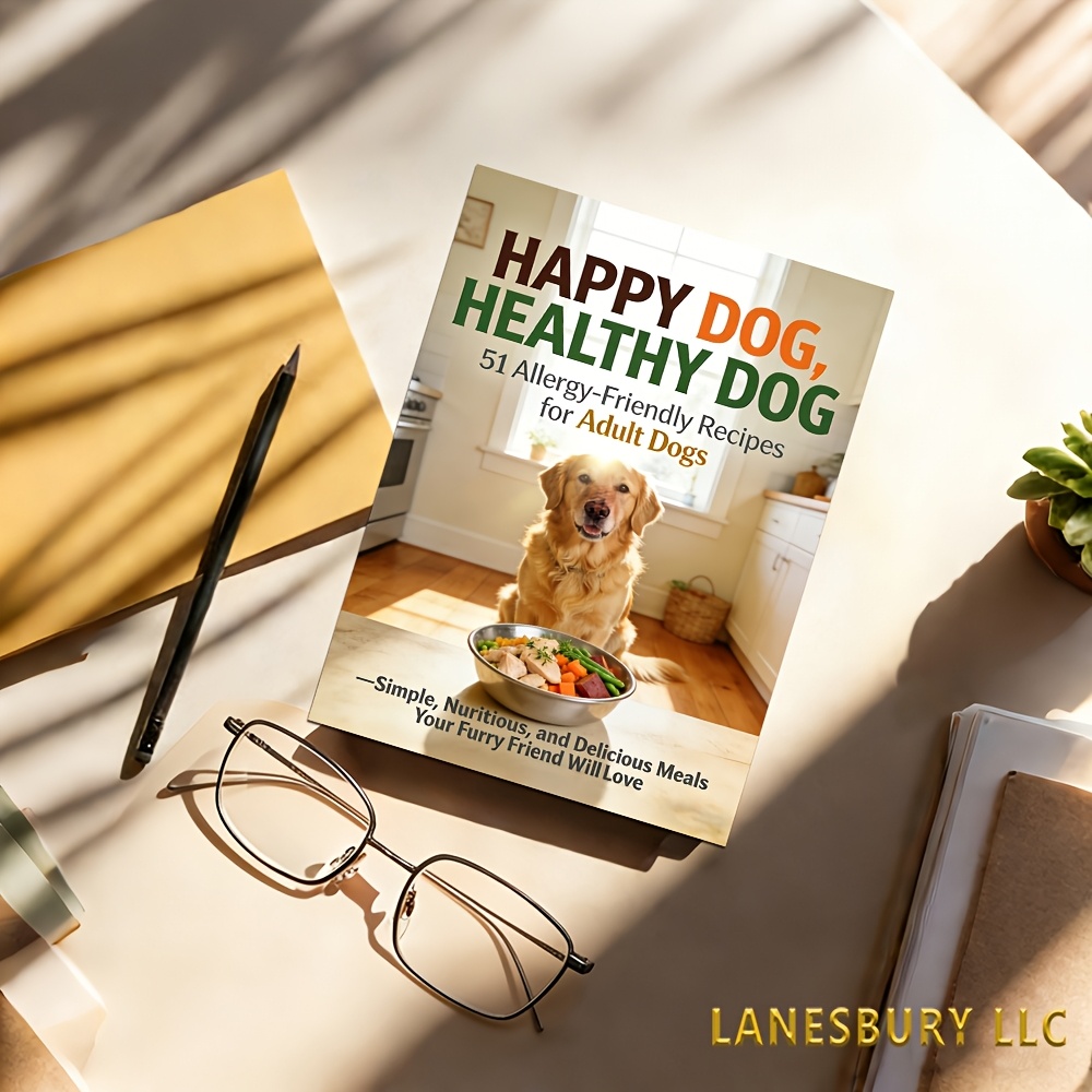 HAPPY DOG, HEALTHY DOG: 51 Allergy-Friendly Recipes for Adult Dogs—Simple, Nutritious, and Delicious Meals Your Furry Friend Will Love