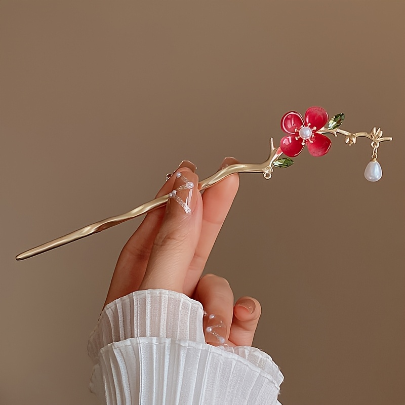 6pcs elegant hair sticks for women floral   geometric designs alloy hairpins for daily use parties gifts photoshoots holidays cute hair accessories party hair accessories sophisticated hairpin   hairpin Product details 6