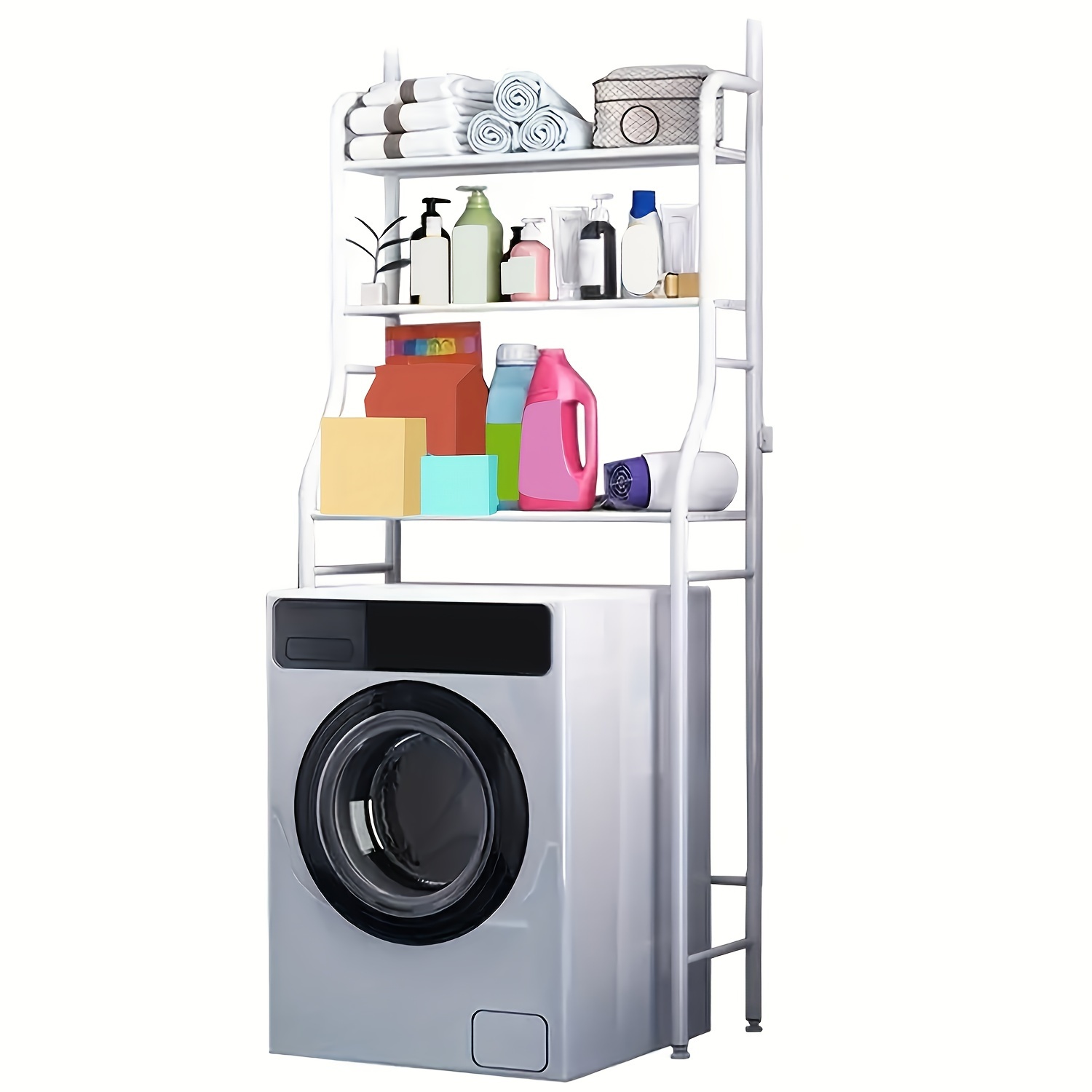 Soporte para lavadora móvil, base ajustable para lavadora, telescópico,  base móvil multifuncional giratoria de 360°, soporte para muebles con
