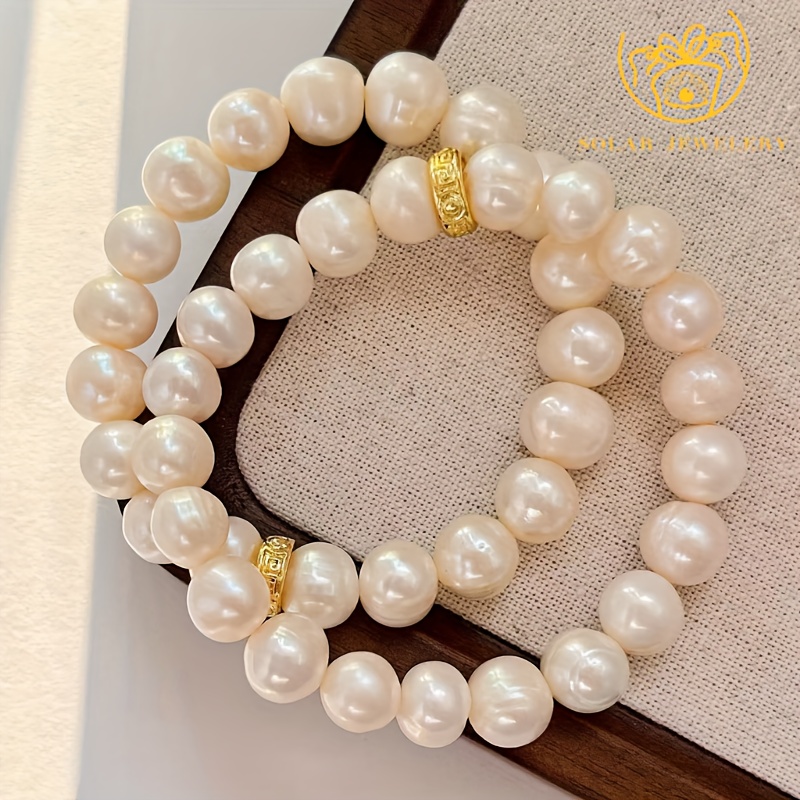 Sparkling Vintage Chinese Style Freshwater Pearls Bracelet