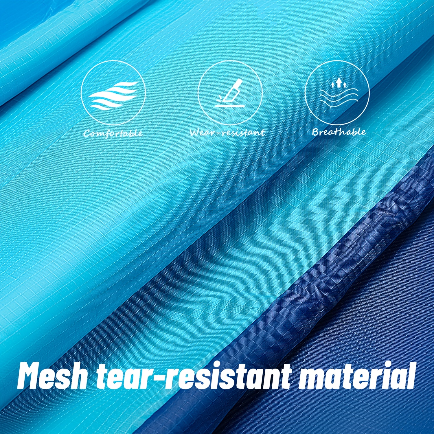 Extra Large Lightweight Beach Blanket | Outdoor Picnic Mat for 2-8 People, Ideal for Traveling, Camping, and Hiking - Summer Polyester Fabric