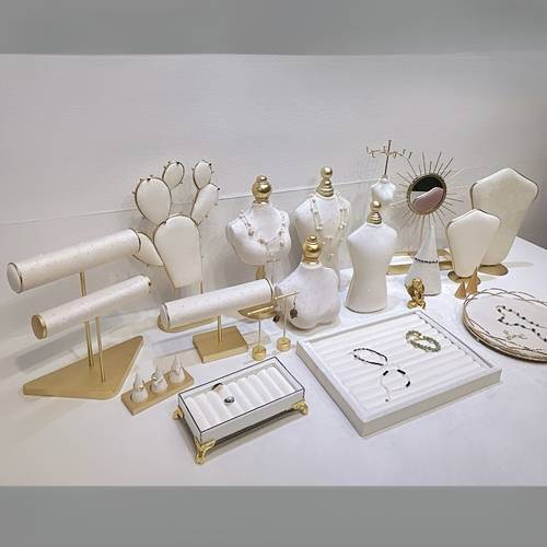 exhibidor de joyería con diseño de estrellado , adiciones de joyería de terciopelo, exhibidor de aretes, collares, exhibidor de metal, para exhibición en ventanas de transmisión , sesiones de fotos, muebles y artículos decorativos para la entrada
