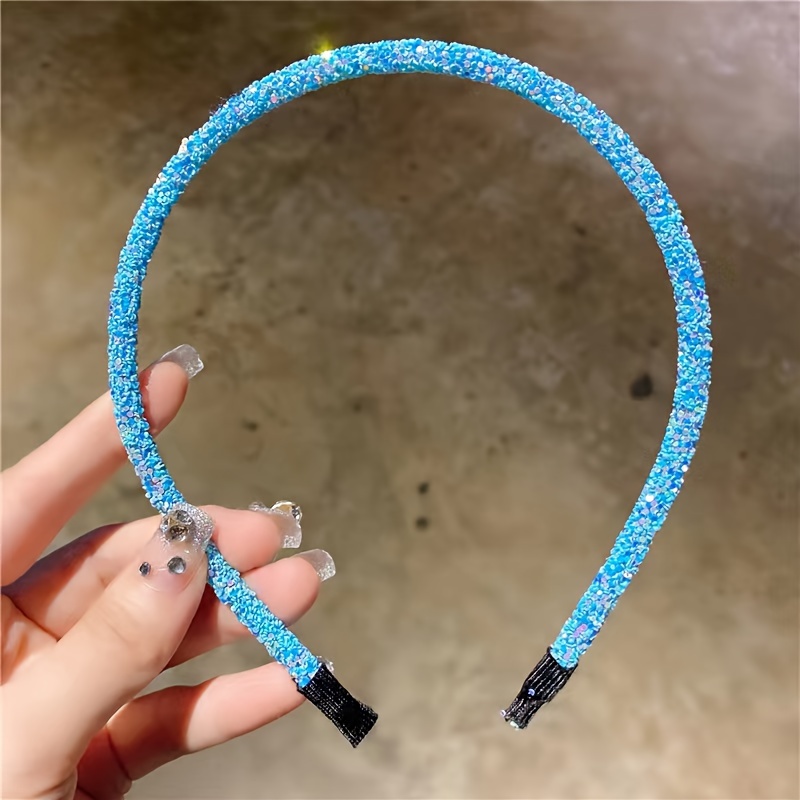 Single Glitter Headband with Sequins & Glitter Powder