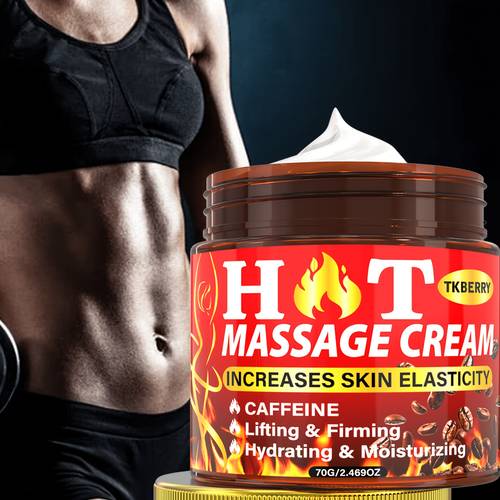 hot cream, straffungscreme, körperstraffungscreme mit und kollagen, langanhaltende feuchtigkeitspflege pre- und post-workout creme für frauen und männer, revitalisierende hot cream für bauch, taille, und po