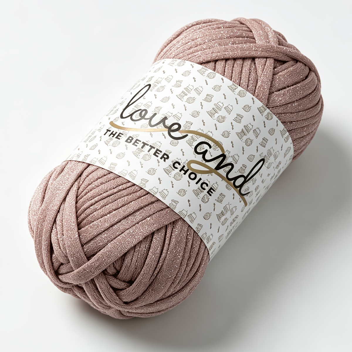 TEMU Ensemble de fil de t-shirt Ciel Étoilé 100G, fil de tissu brillant mélangé à la polyamide et métallisé, fil épais parfait pour crocheter des