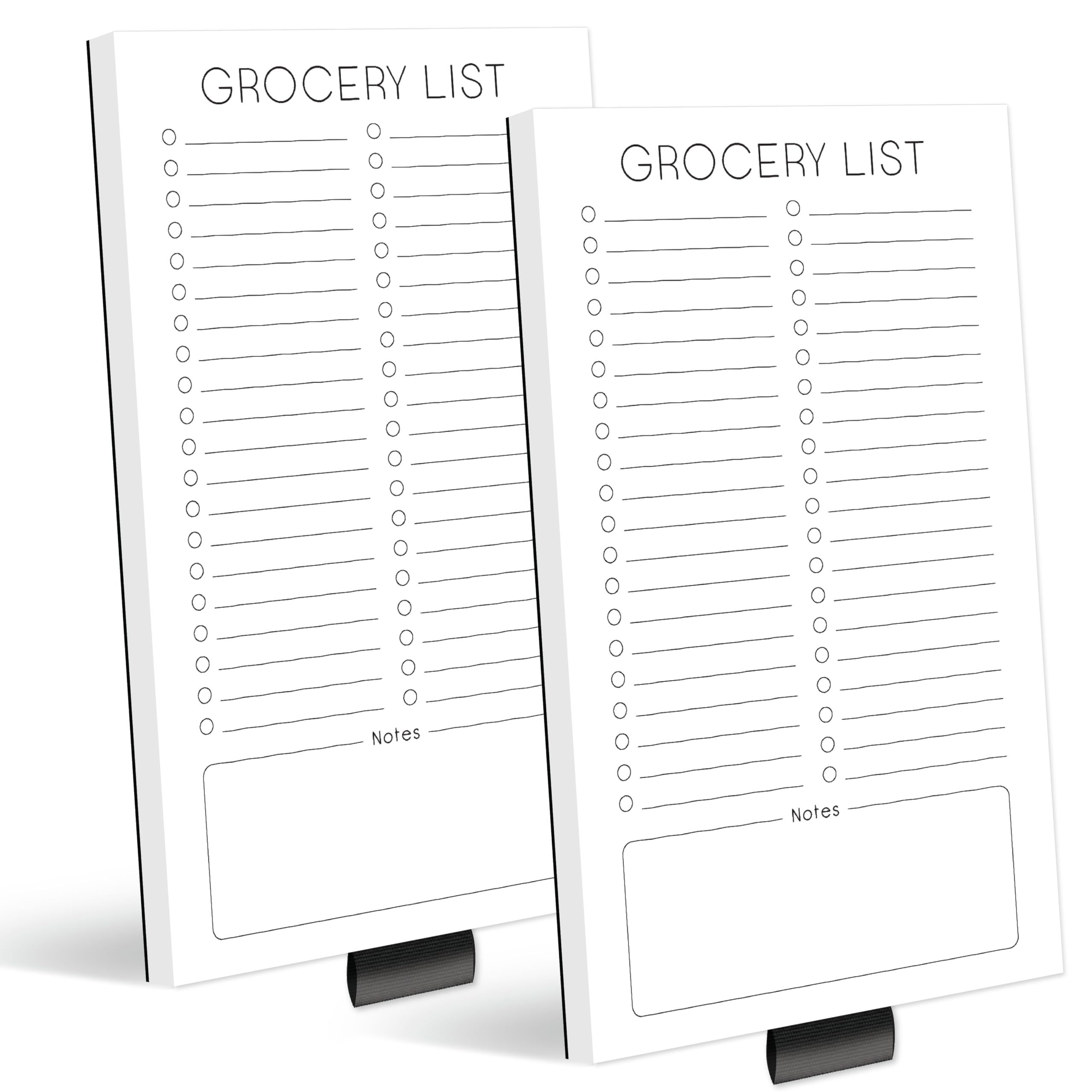 

50 Sheets/pack Grocery List Magnetic Notepad For Refrigerator | For Shopping Lists Minimalistic Memo Note Pad For Fridge | Office Gift, Strong Adherence. 4.5x7.5inch