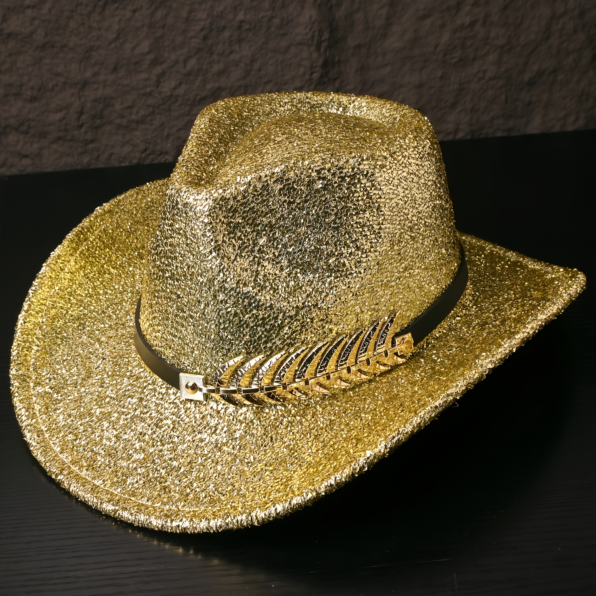 Hat Holder Delivery Bright Cowboy Party Hat Detachable Decoration Cowboy Hat Felt Hat Suitable For Gift For Yourself