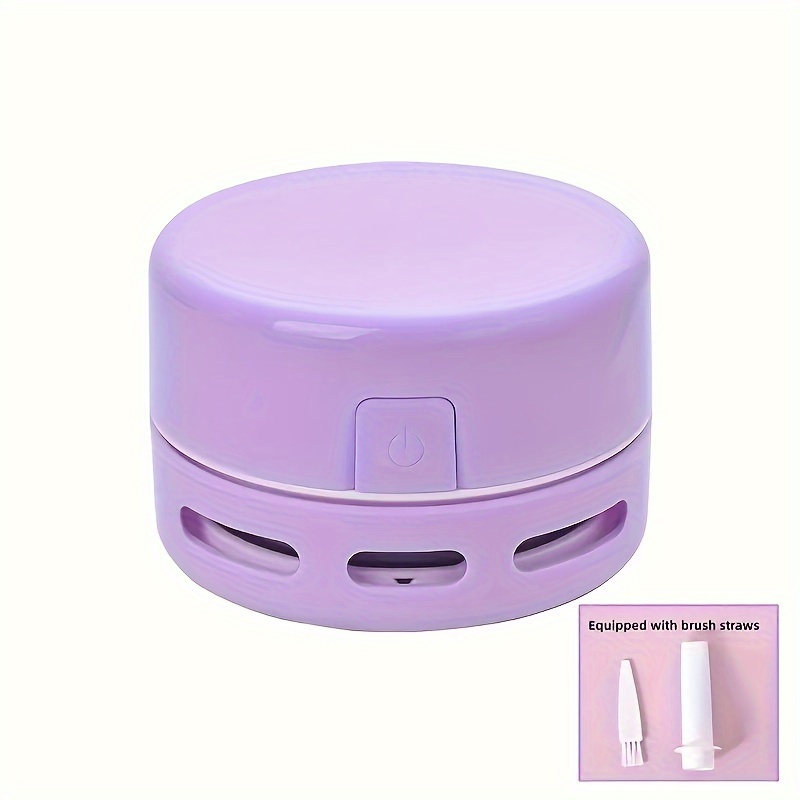 TEMU Mini Cute Desktop Dust Vacuum Cleaner, Desktop Cleaner, Portable Corner Table Vacuum Cleaner Mini Cute Vacuum Cleaner Dust Sweeper