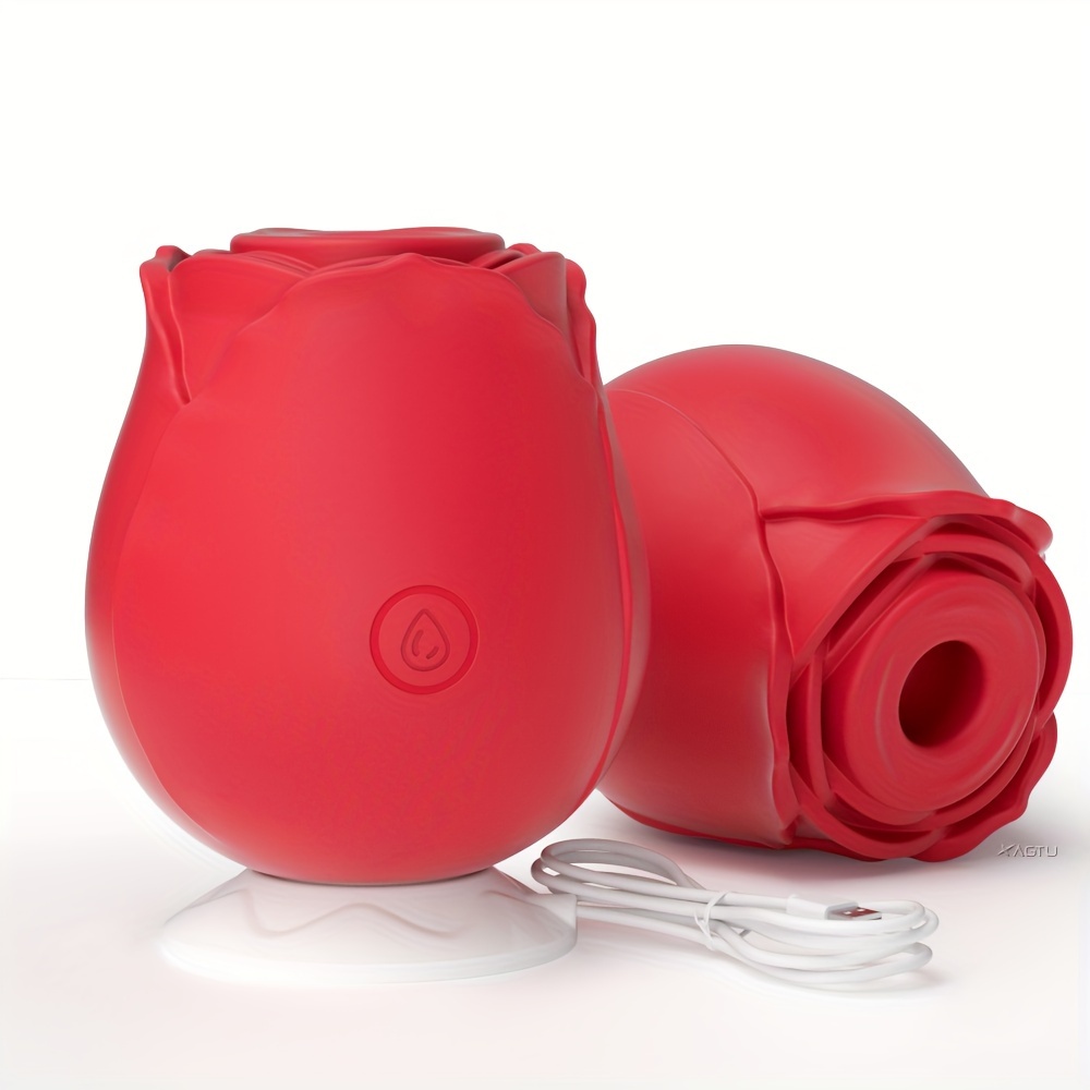 rose sucker toy 2 in 1 Licking & Sucking Vacuum Pump Rose Vibrator