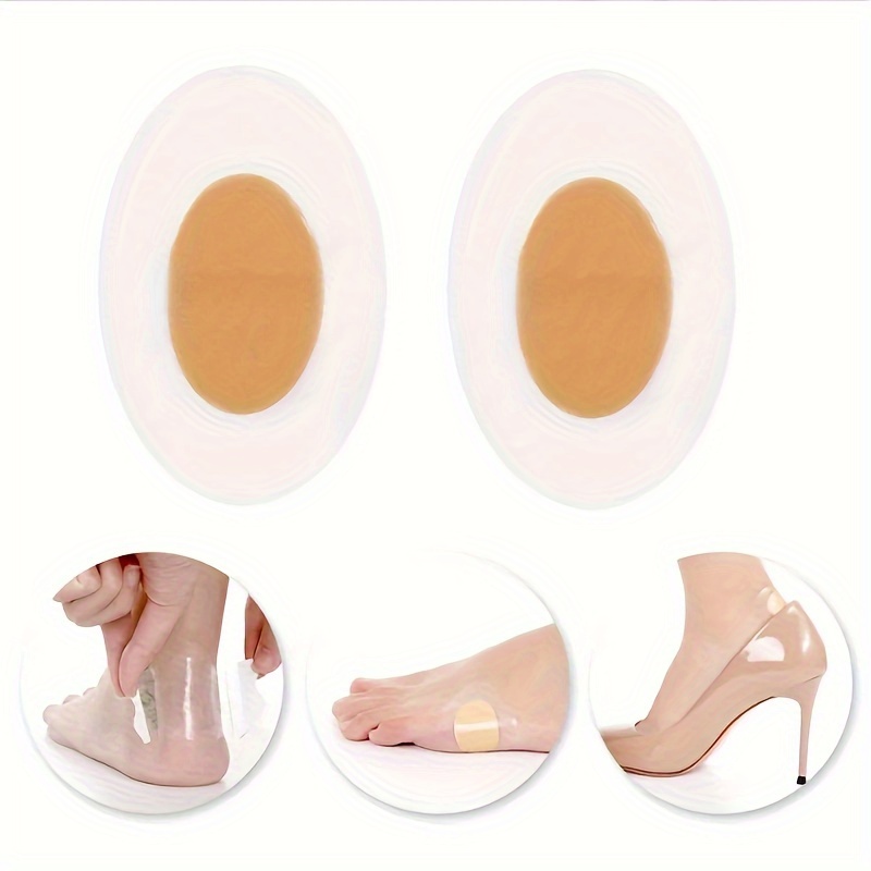 30pcs Foot Heel Stickers, Anti-friction Patches For High Heel Wearers, Wear-resistant Foot Care Stickers