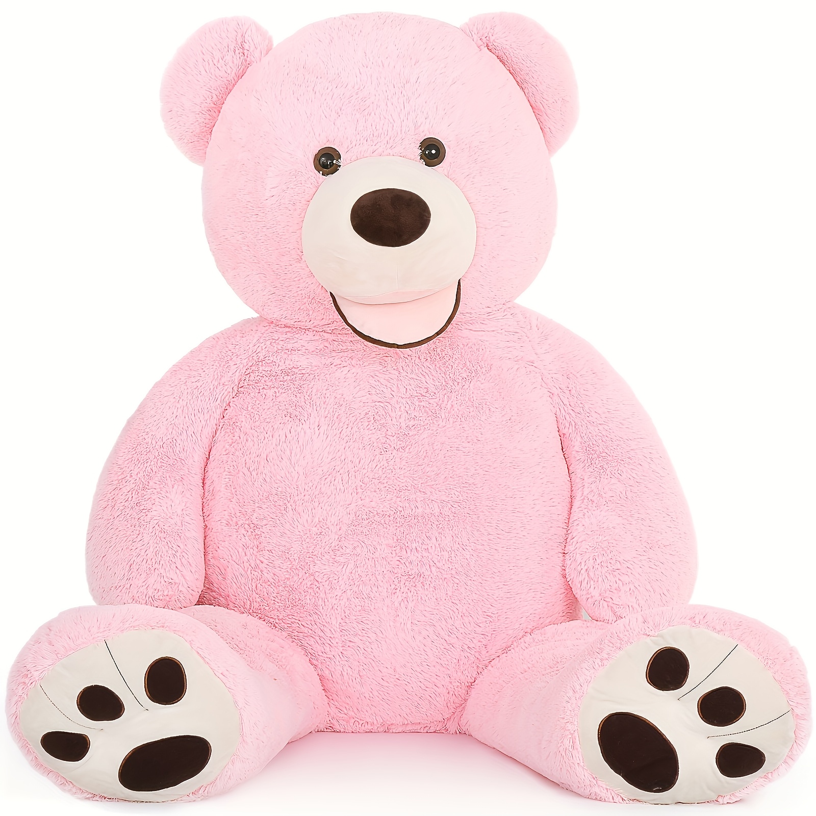 

Bear Plush - 5 Foot Stuffed Animal With , Perfect Gift For Valentine's Day, Anniversaries, And Birthdays, Stuffed Plushies