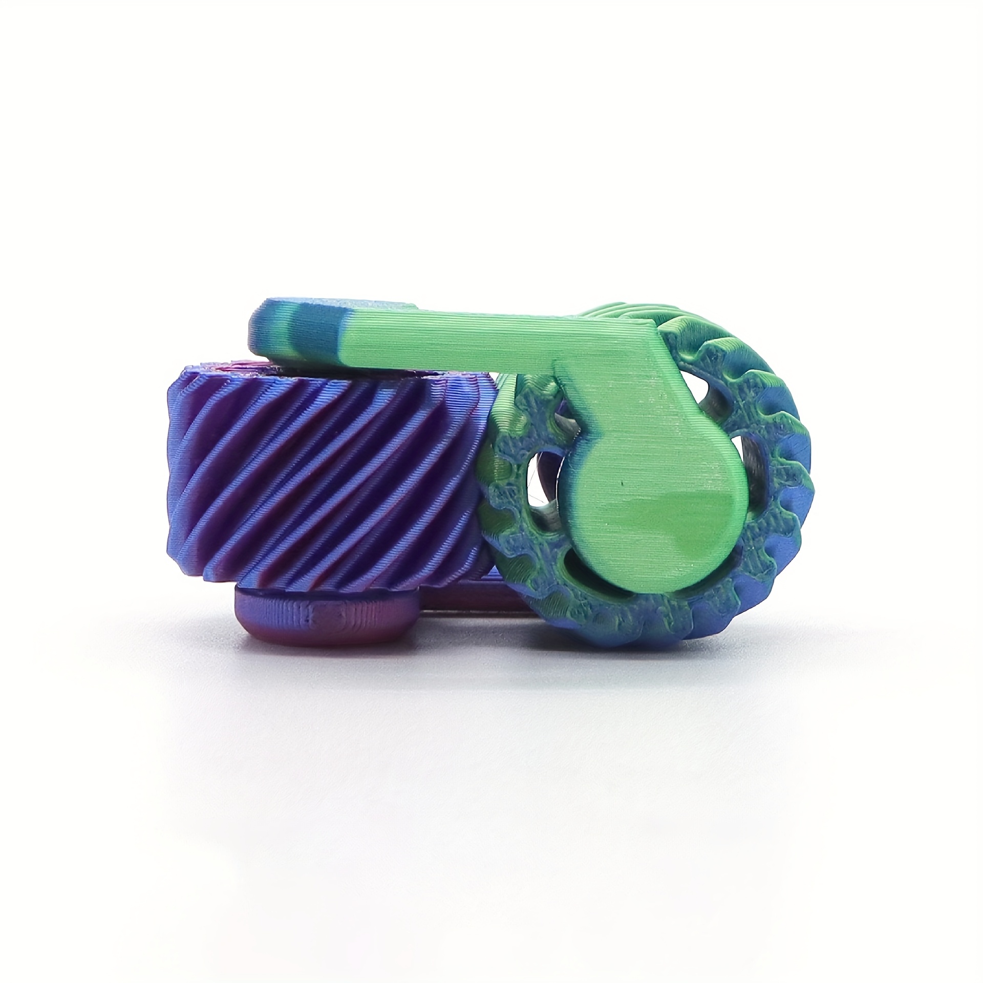 Image of 3d-printed Colorful Interlocking Gear Finger Spinner: A Fun Finger Toy, Office Desk Toy, And Creative Decorative Item For Everyday Leisure