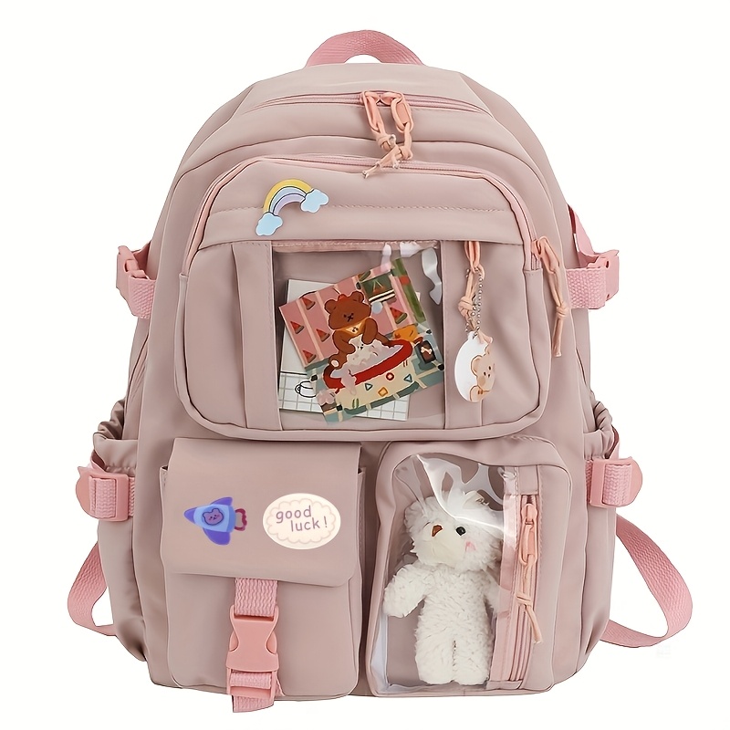 Image of Women's Backpacks 1pc Pieces Women&;s Travel Backpack - Large Capacity Laptop Bag With Multiple Pockets And Compartments - Durable University Backpack Suitable For Outdoor Work And School